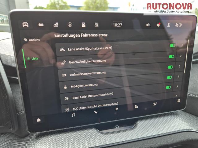 Skoda Kodiaq Sportline 1.5 TSI 204PS PHEV DSG schwenkb. AHK elektr. PanoDach HUD Alcantara PDC v+h 360&deg;Kamera CANTON Sound Klimaautomatik Sitzheizung Lenkradheizung Navi Apple CarPlay Android Auto 2xKeyless 19"LM vollelektr. Reichweite 116KM 