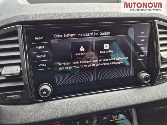 Skoda Karoq 1.5 TSI 150PS DSG Selection Klimaautomatik Sitzheizung Lenkradheizung ACC PDC v+h R&uuml;ckf.Kamera abg.Scheiben Apple CarPlay Android Auto 17"LM 