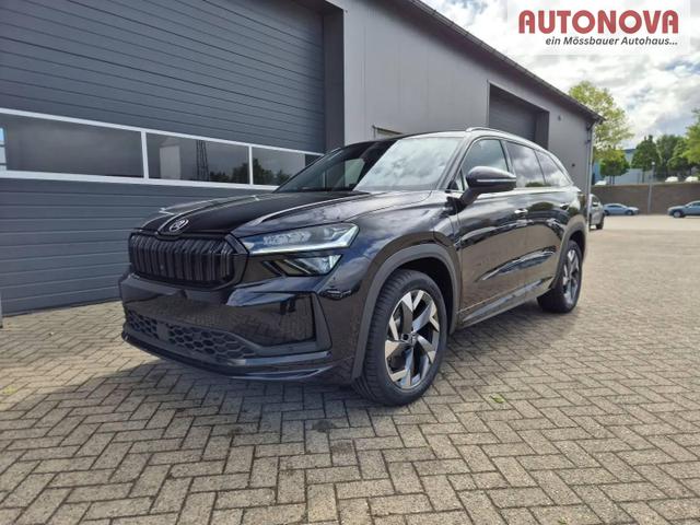 Skoda Kodiaq Sportline 1.5 TSI 204PS PHEV DSG schwenkb. AHK elektr. PanoDach HUD Alcantara PDC v+h 360&deg;Kamera CANTON Sound Klimaautomatik Sitzheizung Lenkradheizung Navi Apple CarPlay Android Auto 2xKeyless 19"LM vollelektr. Reichweite 116KM 