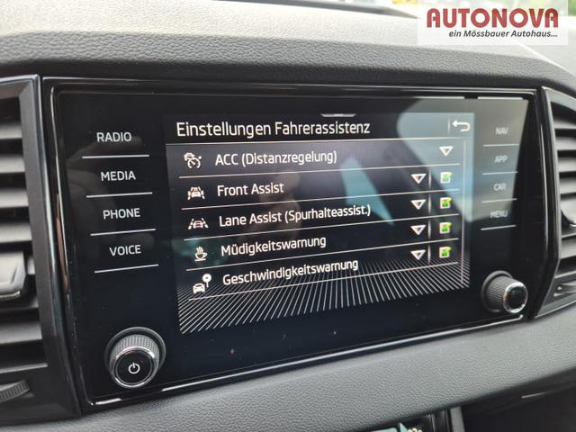 Skoda Karoq 1.5 TSI 150PS DSG Selection Klimaautomatik Sitzheizung Lenkradheizung ACC PDC v+h R&uuml;ckf.Kamera abg.Scheiben Apple CarPlay Android Auto 17"LM 