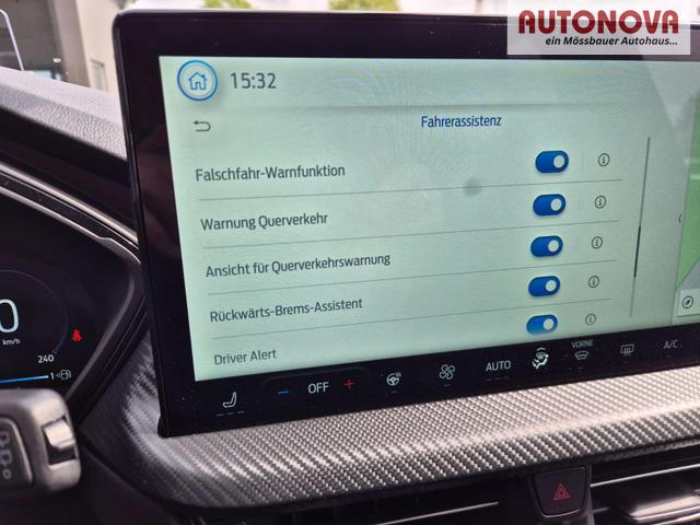 Ford Kuga ST-Line X 243PS PHEV Automatik HuD Matrix-LED schwenkb. AHK elektr. PanoDach Sitzheizung v+h Lenkradheizung Frontscheibe beheizb. Navi SYNC4 Apple CarPlay Android Auto Touchscreen PDC 4xKamera 2xKeyless B+O Sound 18"LM vollelektr. Reichweite 65K 