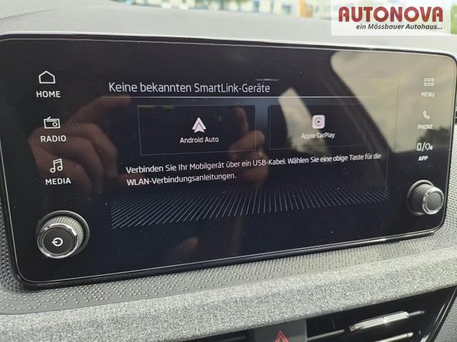 Skoda Kamiq 1.0 TSI 115PS DSG Selection R&uuml;ckf.Kamera PDC v+h Sitzheizung Klimaautomatik Skoda-Radio Apple CarPlay + Android Auto Tempomat Garantieverl&auml;ngerung 16"LM 