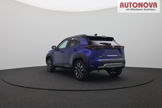 Toyota Yaris Cross 1.5-l 130PS HEV Automatik Style Matrix-LED 4xKamera elektr. Heckklappe Sitzheizung Lenkradheizung Klimaautomatik Navi Bluetooth wireless Apple CarPlay + Android Auto ACC PDC v+h 18"LM 