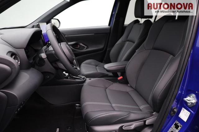 Toyota Yaris Cross 1.5-l 130PS HEV Automatik Style Matrix-LED 4xKamera elektr. Heckklappe Sitzheizung Lenkradheizung Klimaautomatik Navi Bluetooth wireless Apple CarPlay + Android Auto ACC PDC v+h 18"LM 