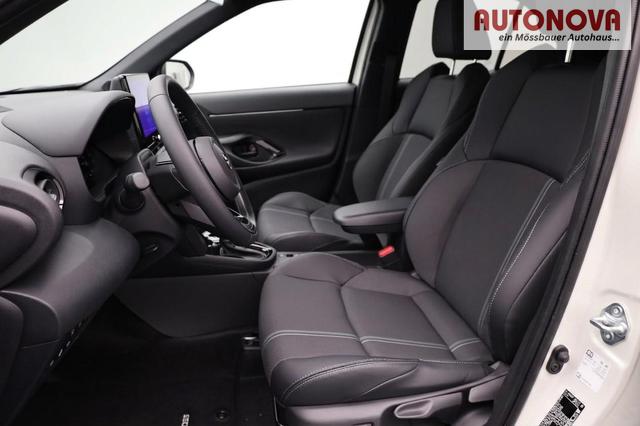 Toyota Yaris Cross 1.5-l 130PS HEV Automatik Style Matrix-LED 4xKamera elektr. Heckklappe Sitzheizung Lenkradheizung Klimaautomatik Navi Bluetooth wireless Apple CarPlay + Android Auto ACC PDC v+h 18"LM 