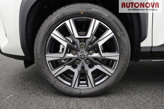 Toyota Yaris Cross 1.5-l 130PS HEV Automatik Style Matrix-LED 4xKamera elektr. Heckklappe Sitzheizung Lenkradheizung Klimaautomatik Navi Bluetooth wireless Apple CarPlay + Android Auto ACC PDC v+h 18"LM 