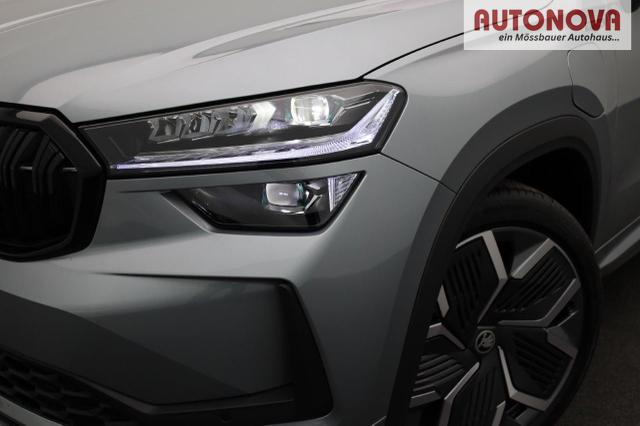 Skoda Kodiaq Sportline 1.5 TSI 204PS PHEV DSG Sitzheizung v+h Frontscheibe beheizb. 20"LM schwenkb. AHK elektr. PanoDach Alcantara PDC R&uuml;ckf.Kamera Klimaautomatik Lenkradheizung Navi Apple CarPlay Android Auto 2xKeyless vollelektr. Reichweite 116KM 