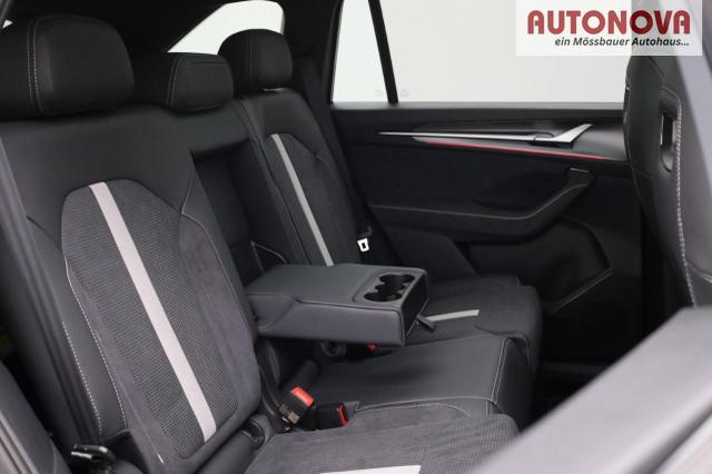 Skoda Kodiaq Sportline 1.5 TSI 204PS PHEV DSG Sitzheizung v+h Frontscheibe beheizb. 20"LM schwenkb. AHK elektr. PanoDach Alcantara PDC R&uuml;ckf.Kamera Klimaautomatik Lenkradheizung Navi Apple CarPlay Android Auto 2xKeyless vollelektr. Reichweite 116KM 