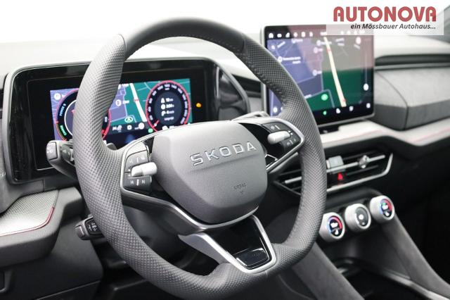 Skoda Kodiaq Sportline 1.5 TSI 204PS PHEV DSG Sitzheizung v+h Frontscheibe beheizb. 20"LM schwenkb. AHK elektr. PanoDach Alcantara PDC R&uuml;ckf.Kamera Klimaautomatik Lenkradheizung Navi Apple CarPlay Android Auto 2xKeyless vollelektr. Reichweite 116KM 
