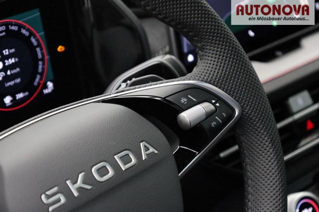Skoda Kodiaq Sportline 1.5 TSI 204PS PHEV DSG Sitzheizung v+h Frontscheibe beheizb. 20"LM schwenkb. AHK elektr. PanoDach Alcantara PDC R&uuml;ckf.Kamera Klimaautomatik Lenkradheizung Navi Apple CarPlay Android Auto 2xKeyless vollelektr. Reichweite 116KM 