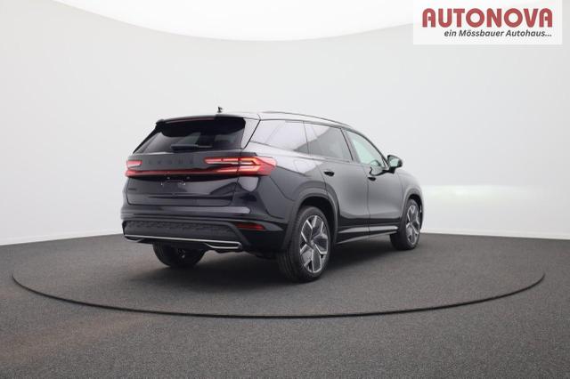 Skoda Kodiaq Sportline 1.5 TSI 204PS PHEV DSG Sitzheizung v+h Frontscheibe beheizb. 20"LM schwenkb. AHK elektr. PanoDach Alcantara PDC R&uuml;ckf.Kamera Klimaautomatik Lenkradheizung Navi Apple CarPlay Android Auto 2xKeyless vollelektr. Reichweite 116KM 