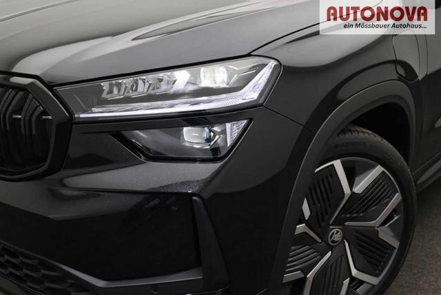 Skoda Kodiaq Sportline 1.5 TSI 204PS PHEV DSG Sitzheizung v+h Frontscheibe beheizb. 20"LM schwenkb. AHK elektr. PanoDach Alcantara PDC R&uuml;ckf.Kamera Klimaautomatik Lenkradheizung Navi Apple CarPlay Android Auto 2xKeyless vollelektr. Reichweite 116KM 
