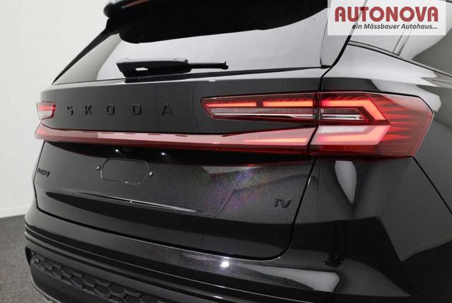 Skoda Kodiaq Sportline 1.5 TSI 204PS PHEV DSG Sitzheizung v+h Frontscheibe beheizb. 20"LM schwenkb. AHK elektr. PanoDach Alcantara PDC R&uuml;ckf.Kamera Klimaautomatik Lenkradheizung Navi Apple CarPlay Android Auto 2xKeyless vollelektr. Reichweite 116KM 