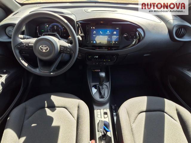Toyota Aygo X Pure 1.5 Hybrid 116PS Automatik Sitzheizung Klimaautomatik R&uuml;ckf.Kamera AbstandsTempomat Nebelscheinw. Multifunktionslenkrad Bluetooth Touchscreen Apple CarPlay + Android Auto 2xKeyless 