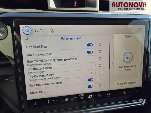 Ford Puma Titanium 1.0 EcoBoost Hybrid 125PS Automatik Klimaautomatik Sitzheizung Lenkradheizung Frontscheibe beheizb. LED-Scheinwerfer SYNC4 Bluetooth Apple CarPlay Android Auto PDC v+h 