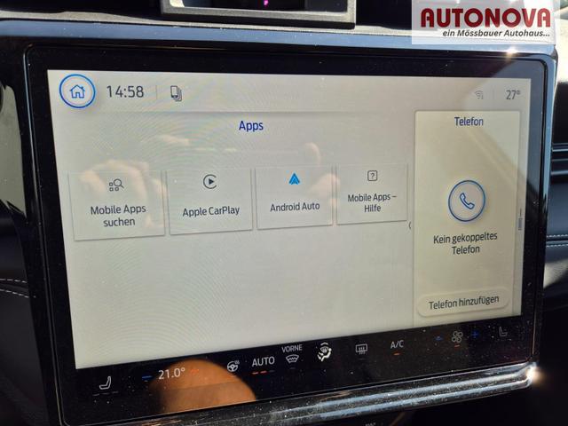 Ford Puma Titanium 1.0 EcoBoost Hybrid 125PS Automatik Klimaautomatik Sitzheizung Lenkradheizung Frontscheibe beheizb. LED-Scheinwerfer SYNC4 Bluetooth Apple CarPlay Android Auto PDC v+h 