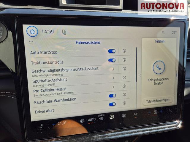 Ford Puma Titanium 1.0 EcoBoost Hybrid 125PS Automatik Klimaautomatik Sitzheizung Lenkradheizung Frontscheibe beheizb. LED-Scheinwerfer SYNC4 Bluetooth Apple CarPlay Android Auto PDC v+h 