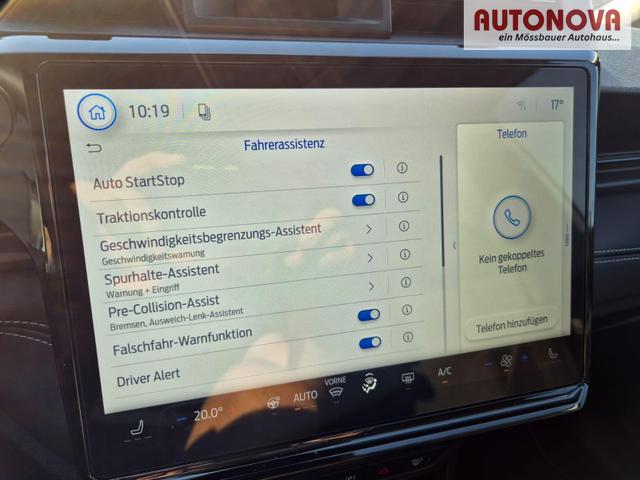 Ford Puma Titanium 1.0 EcoBoost Hybrid 125PS Automatik Klimaautomatik Sitzheizung Lenkradheizung Frontscheibe beheizb. LED-Scheinwerfer SYNC4 Bluetooth Apple CarPlay Android Auto PDC v+h 