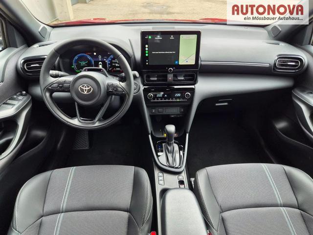Toyota Yaris Cross 1.5-l 130PS HEV Automatik Style Matrix-LED 4xKamera elektr. Heckklappe Sitzheizung Lenkradheizung Klimaautomatik Navi Bluetooth wireless Apple CarPlay + Android Auto ACC PDC v+h 18"LM 