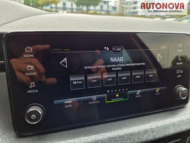 Skoda Kamiq 1.5 TSI 150PS DSG Selection Klimaautomatik Sitzheizung R&uuml;ckf.Kamera PDC Apple CarPlay + Android Auto Tempomat Garantieverl&auml;ngerung 16"LM 