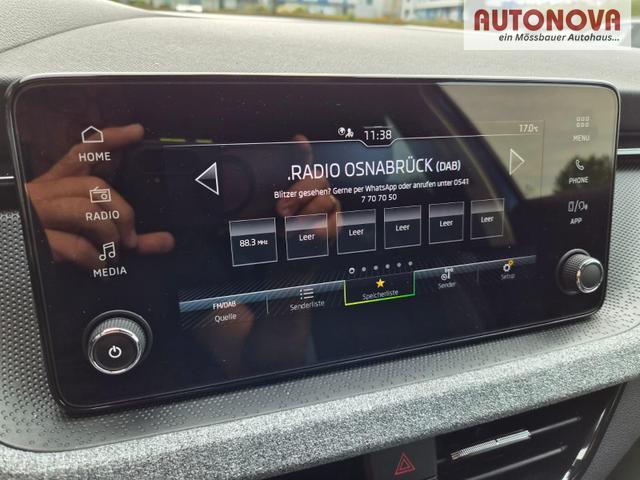 Skoda Kamiq 1.5 TSI 150PS DSG Selection Klimaautomatik Sitzheizung R&uuml;ckf.Kamera PDC Apple CarPlay + Android Auto Tempomat Garantieverl&auml;ngerung 16"LM 