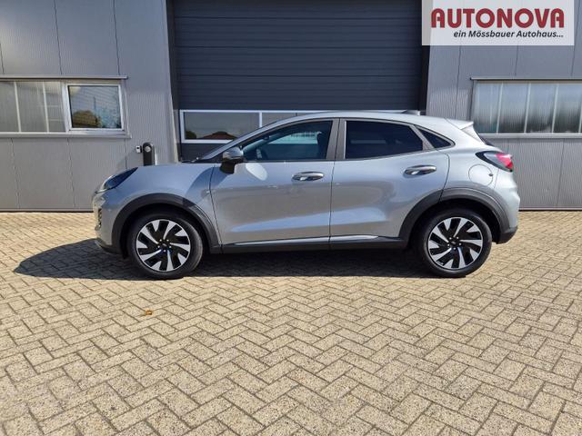 Ford Puma Titanium 1.0 Hybrid 125PS Autom. abnehm. AHK ACC 4xKamera Klimaautomatik Sitzheizung Lenkradheizung Frontscheibe beheizb. LED-Scheinwerfer SYNC4 Bluetooth Apple CarPlay Android Auto PDC v+h 