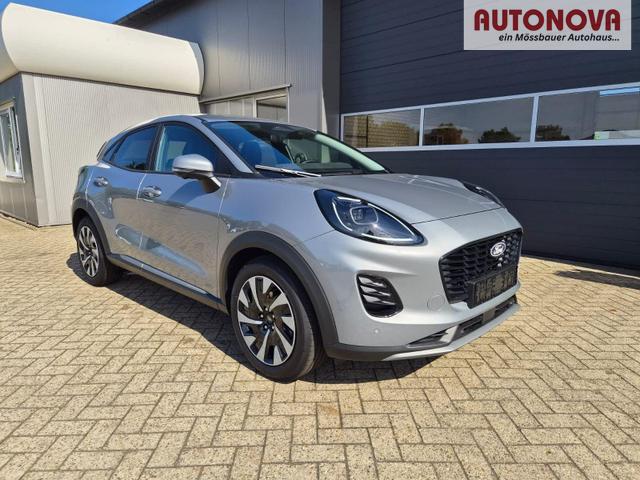 Ford Puma Titanium 1.0 Hybrid 125PS Autom. abnehm. AHK ACC 4xKamera Klimaautomatik Sitzheizung Lenkradheizung Frontscheibe beheizb. LED-Scheinwerfer SYNC4 Bluetooth Apple CarPlay Android Auto PDC v+h 