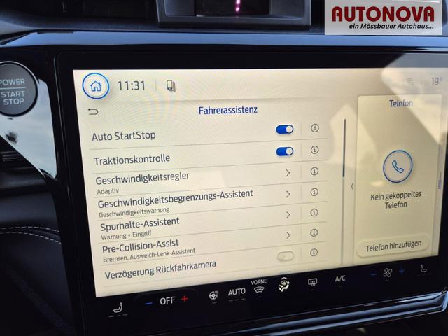 Ford Puma Titanium 1.0 Hybrid 125PS Autom. abnehm. AHK ACC 4xKamera Klimaautomatik Sitzheizung Lenkradheizung Frontscheibe beheizb. LED-Scheinwerfer SYNC4 Bluetooth Apple CarPlay Android Auto PDC v+h 