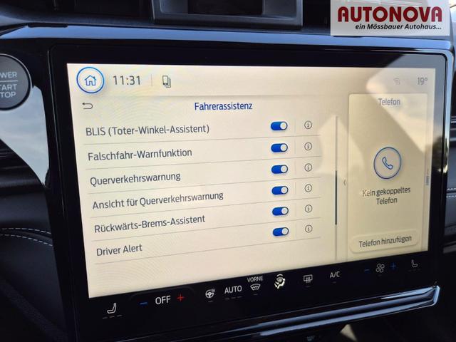Ford Puma Titanium 1.0 Hybrid 125PS Autom. abnehm. AHK ACC 4xKamera Klimaautomatik Sitzheizung Lenkradheizung Frontscheibe beheizb. LED-Scheinwerfer SYNC4 Bluetooth Apple CarPlay Android Auto PDC v+h 