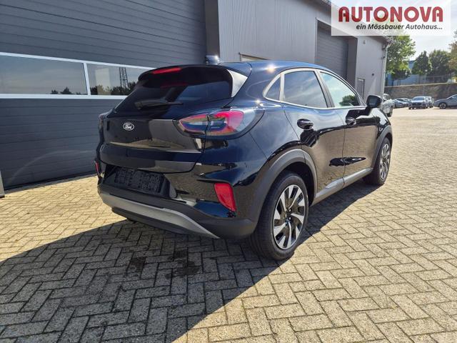 Ford Puma Titanium 1.0 Hybrid 125PS Autom. abnehm. AHK ACC 4xKamera Klimaautomatik Sitzheizung Lenkradheizung Frontscheibe beheizb. LED-Scheinwerfer SYNC4 Bluetooth Apple CarPlay Android Auto PDC v+h 