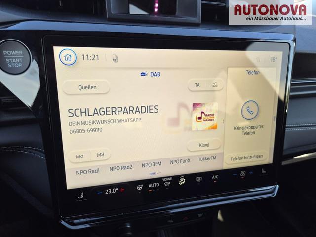 Ford Puma Titanium 1.0 Hybrid 125PS Autom. abnehm. AHK ACC 4xKamera Klimaautomatik Sitzheizung Lenkradheizung Frontscheibe beheizb. LED-Scheinwerfer SYNC4 Bluetooth Apple CarPlay Android Auto PDC v+h 
