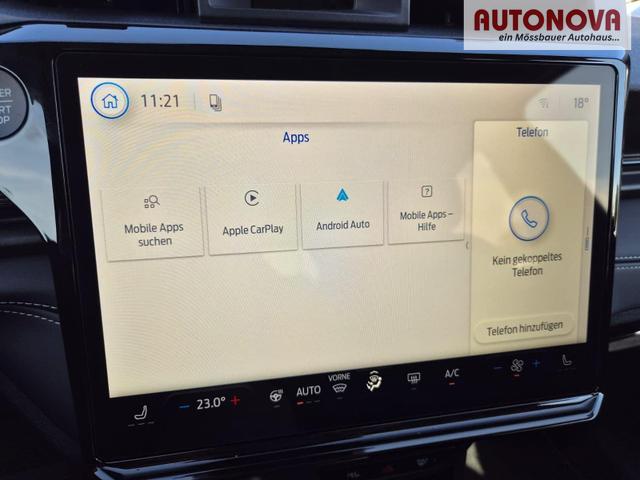 Ford Puma Titanium 1.0 Hybrid 125PS Autom. abnehm. AHK ACC 4xKamera Klimaautomatik Sitzheizung Lenkradheizung Frontscheibe beheizb. LED-Scheinwerfer SYNC4 Bluetooth Apple CarPlay Android Auto PDC v+h 