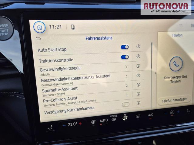 Ford Puma Titanium 1.0 Hybrid 125PS Autom. abnehm. AHK ACC 4xKamera Klimaautomatik Sitzheizung Lenkradheizung Frontscheibe beheizb. LED-Scheinwerfer SYNC4 Bluetooth Apple CarPlay Android Auto PDC v+h 