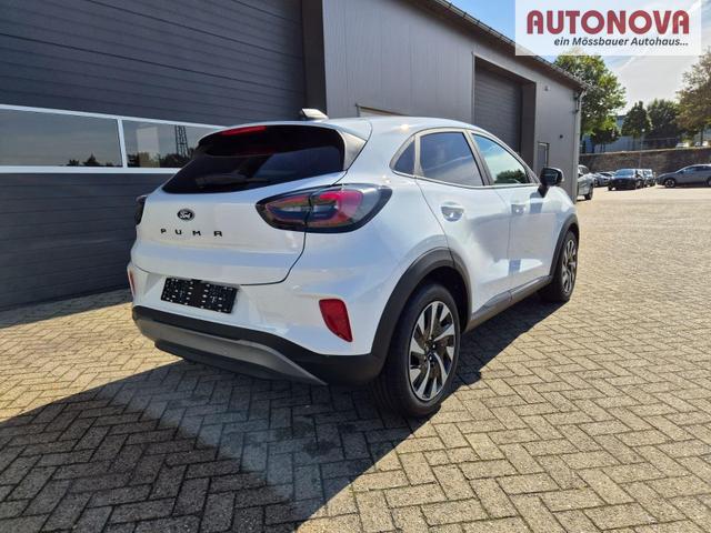 Ford Puma Titanium 1.0 Hybrid 125PS Autom. abnehm. AHK ACC 4xKamera Klimaautomatik Sitzheizung Lenkradheizung Frontscheibe beheizb. LED-Scheinwerfer SYNC4 Bluetooth Apple CarPlay Android Auto PDC v+h 