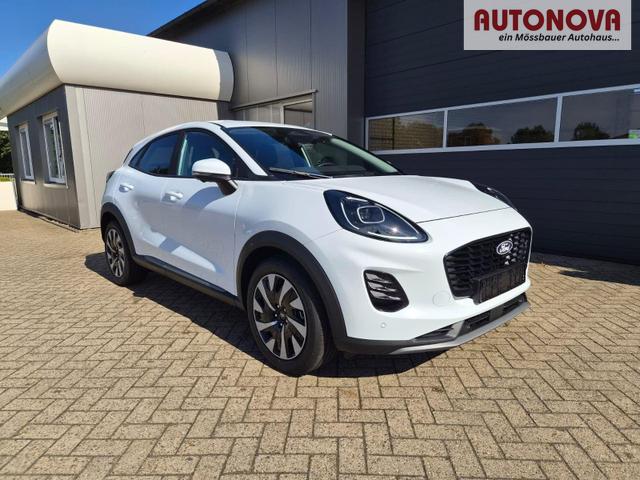 Ford Puma Titanium 1.0 Hybrid 125PS Autom. abnehm. AHK ACC 4xKamera Klimaautomatik Sitzheizung Lenkradheizung Frontscheibe beheizb. LED-Scheinwerfer SYNC4 Bluetooth Apple CarPlay Android Auto PDC v+h 