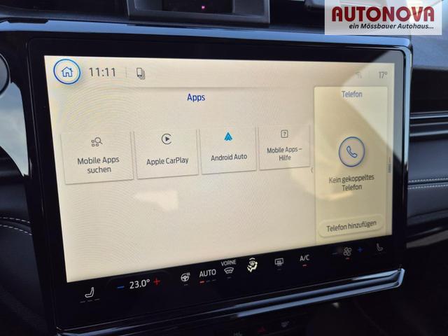 Ford Puma Titanium 1.0 Hybrid 125PS Autom. abnehm. AHK ACC 4xKamera Klimaautomatik Sitzheizung Lenkradheizung Frontscheibe beheizb. LED-Scheinwerfer SYNC4 Bluetooth Apple CarPlay Android Auto PDC v+h 