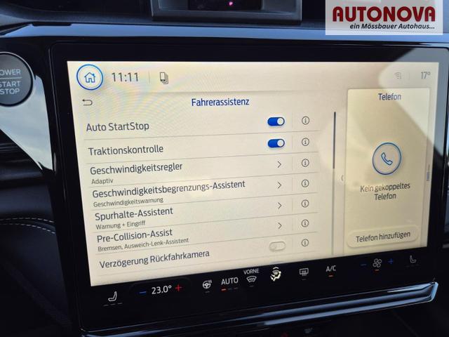 Ford Puma Titanium 1.0 Hybrid 125PS Autom. abnehm. AHK ACC 4xKamera Klimaautomatik Sitzheizung Lenkradheizung Frontscheibe beheizb. LED-Scheinwerfer SYNC4 Bluetooth Apple CarPlay Android Auto PDC v+h 