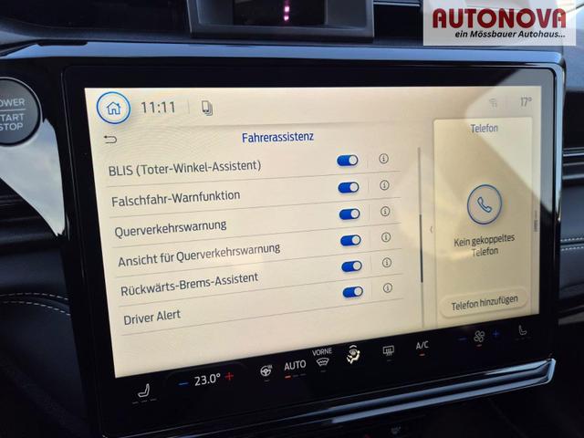 Ford Puma Titanium 1.0 Hybrid 125PS Autom. abnehm. AHK ACC 4xKamera Klimaautomatik Sitzheizung Lenkradheizung Frontscheibe beheizb. LED-Scheinwerfer SYNC4 Bluetooth Apple CarPlay Android Auto PDC v+h 