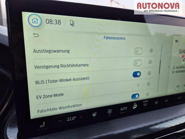 Ford Kuga Titanium 243PS PHEV Automatik Sitzheizung v+h Lenkradheizung Frontscheibe beheizb. Klimaautomatik Navi SYNC4 Apple CarPlay Android Auto Touchscreen PDC 4xKamera 2xKeyless 17"LM vollelektr. Reichweite 66KM 