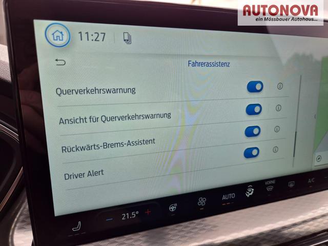 Ford Kuga Titanium 243PS PHEV Automatik Sitzheizung v+h Lenkradheizung Frontscheibe beheizb. Klimaautomatik Navi SYNC4 Apple CarPlay Android Auto Touchscreen PDC 4xKamera 2xKeyless 17"LM vollelektr. Reichweite 66KM 