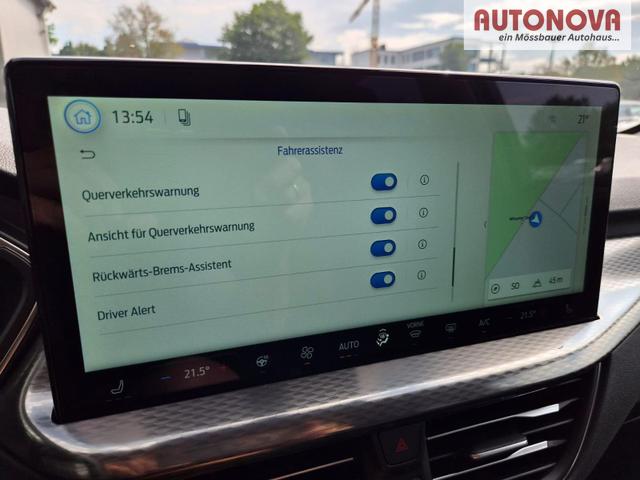 Ford Kuga Titanium 243PS PHEV Automatik elektr. PanoDach Sitzheizung v+h Lenkradheizung Frontscheibe beheizb. Klimaautomatik Navi SYNC4 Apple CarPlay Android Auto Touchscreen PDC 4xKamera 2xKeyless 17"LM vollelektr. Reichweite 66KM 