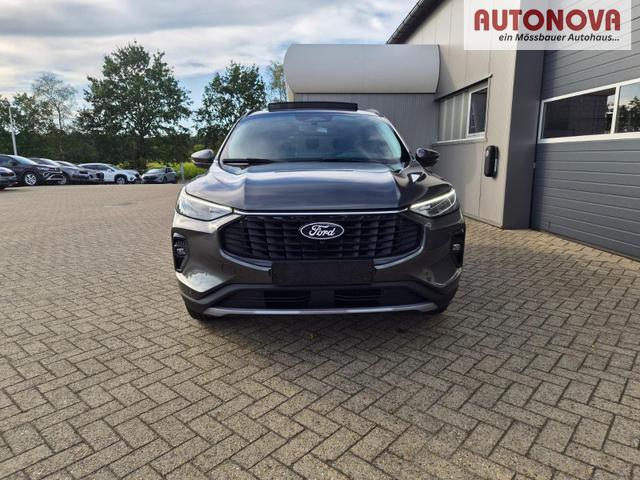 Ford Kuga Titanium 243PS PHEV Automatik schwenkb. AHK elektr. PanoDach Sitzheizung v+h Lenkradheizung Frontscheibe beheizb. Klimaautomatik Navi SYNC4 Apple CarPlay Android Auto Touchscreen PDC 4xKamera 2xKeyless 17"LM vollelektr. Reichweite 66KM 