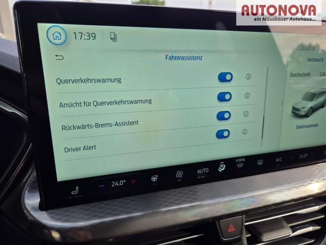 Ford Kuga Titanium 243PS PHEV Automatik schwenkb. AHK elektr. PanoDach Sitzheizung v+h Lenkradheizung Frontscheibe beheizb. Klimaautomatik Navi SYNC4 Apple CarPlay Android Auto Touchscreen PDC 4xKamera 2xKeyless 17"LM vollelektr. Reichweite 66KM 