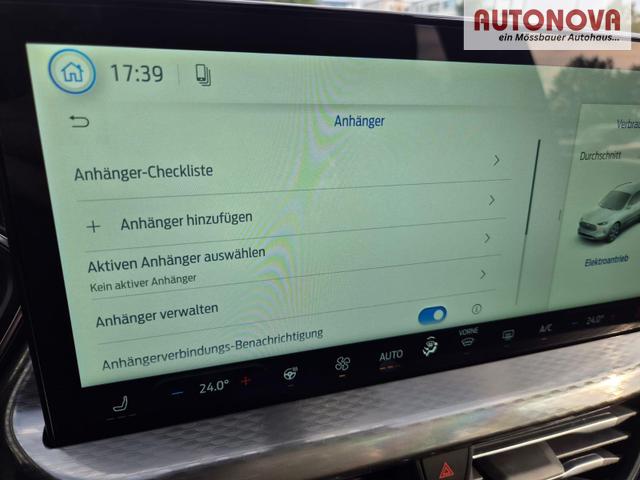 Ford Kuga Titanium 243PS PHEV Automatik schwenkb. AHK elektr. PanoDach Sitzheizung v+h Lenkradheizung Frontscheibe beheizb. Klimaautomatik Navi SYNC4 Apple CarPlay Android Auto Touchscreen PDC 4xKamera 2xKeyless 17"LM vollelektr. Reichweite 66KM 