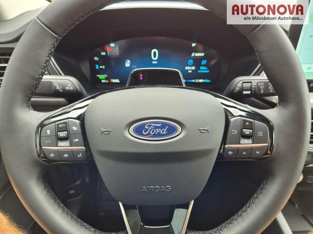 Ford Kuga Titanium 243PS PHEV Automatik schwenkb. AHK Sitzheizung v+h Lenkradheizung Frontscheibe beheizb. Klimaautomatik Navi SYNC4 Apple CarPlay Android Auto Touchscreen PDC 4xKamera 2xKeyless 17"LM vollelektr. Reichweite 66KM 