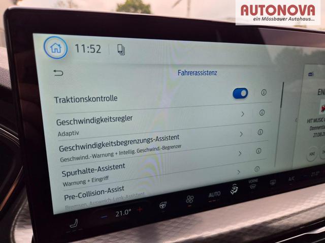 Ford Kuga Titanium 243PS PHEV Automatik schwenkb. AHK Sitzheizung v+h Lenkradheizung Frontscheibe beheizb. Klimaautomatik Navi SYNC4 Apple CarPlay Android Auto Touchscreen PDC 4xKamera 2xKeyless 17"LM vollelektr. Reichweite 66KM 
