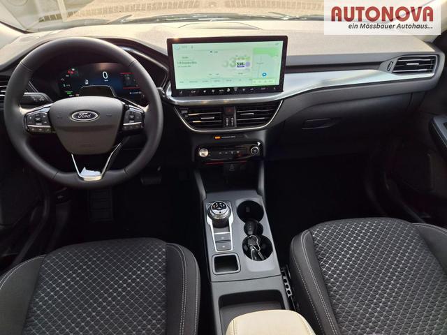 Ford Kuga Titanium 243PS PHEV Automatik schwenkb. AHK Sitzheizung v+h Lenkradheizung Frontscheibe beheizb. Klimaautomatik Navi SYNC4 Apple CarPlay Android Auto Touchscreen PDC 4xKamera 2xKeyless 17"LM vollelektr. Reichweite 66KM 
