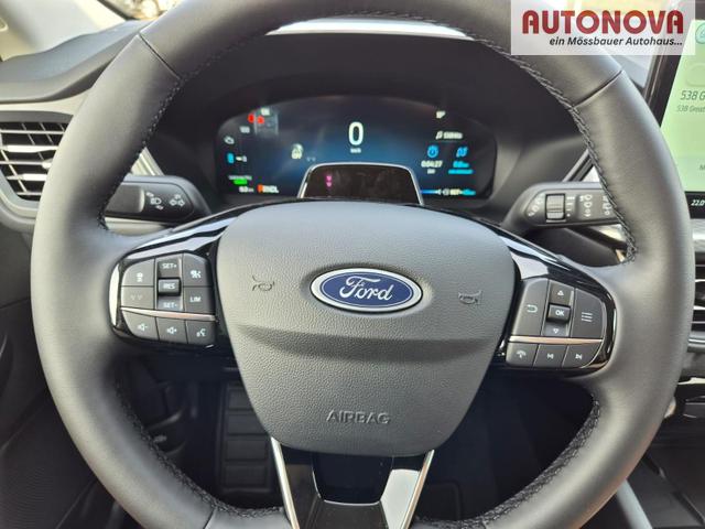 Ford Kuga Titanium 243PS PHEV Automatik schwenkb. AHK Sitzheizung v+h Lenkradheizung Frontscheibe beheizb. Klimaautomatik Navi SYNC4 Apple CarPlay Android Auto Touchscreen PDC 4xKamera 2xKeyless 17"LM vollelektr. Reichweite 66KM 