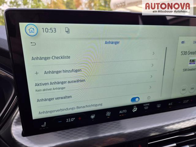 Ford Kuga Titanium 243PS PHEV Automatik schwenkb. AHK Sitzheizung v+h Lenkradheizung Frontscheibe beheizb. Klimaautomatik Navi SYNC4 Apple CarPlay Android Auto Touchscreen PDC 4xKamera 2xKeyless 17"LM vollelektr. Reichweite 66KM 