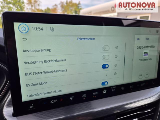Ford Kuga Titanium 243PS PHEV Automatik schwenkb. AHK Sitzheizung v+h Lenkradheizung Frontscheibe beheizb. Klimaautomatik Navi SYNC4 Apple CarPlay Android Auto Touchscreen PDC 4xKamera 2xKeyless 17"LM vollelektr. Reichweite 66KM 